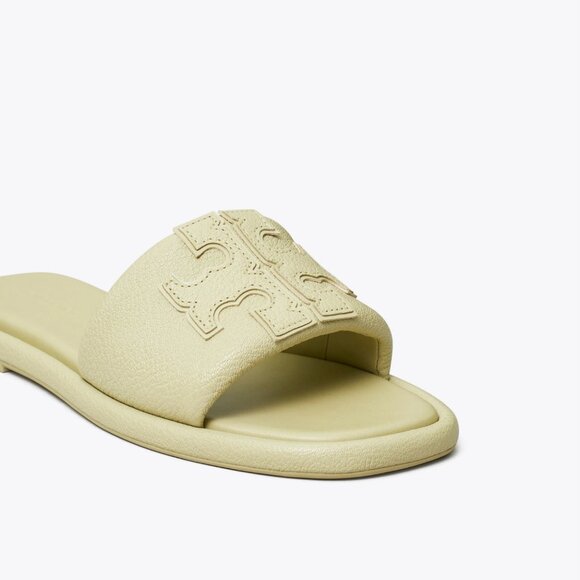Tory Burch  DOUBLE T SPORT SLIDE  Flat Sandals - Picture 4 of 4